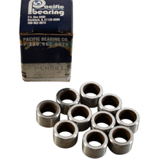 Lot of 10 NEW PBC PSM0812-08 Linear Sleeve Bearings 8mm ID x 8mm
