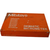 Mitutoyo 324-351-10 Digital Gear Tooth Micrometer 0-1''/25mm IP65 w/ Engravings