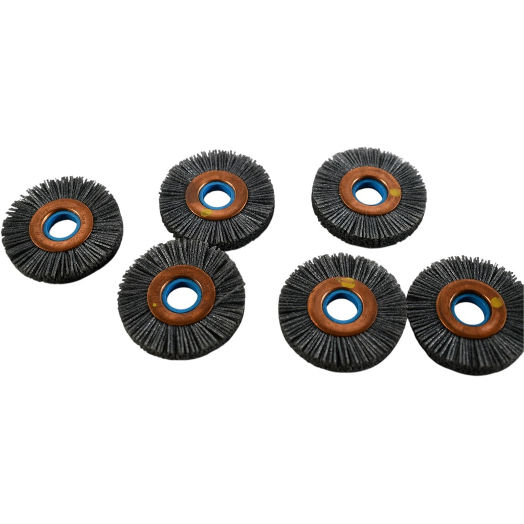 Lot of 6 NEW Weiler Industrial Brushes Model S07200 2'' OD 1/2'' Bore