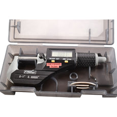 Fowler 0-1''/25mm Electronic Micrometer 0.00005'' Resolution w/ Engravings