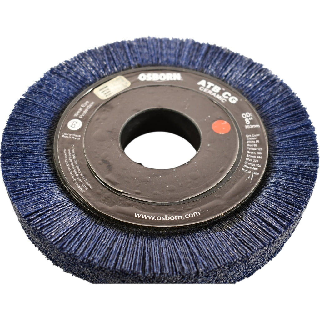 NEW Osborn 40886 ATB CG Ceramic Wheel Brush 8'' OD High Performance Deburring