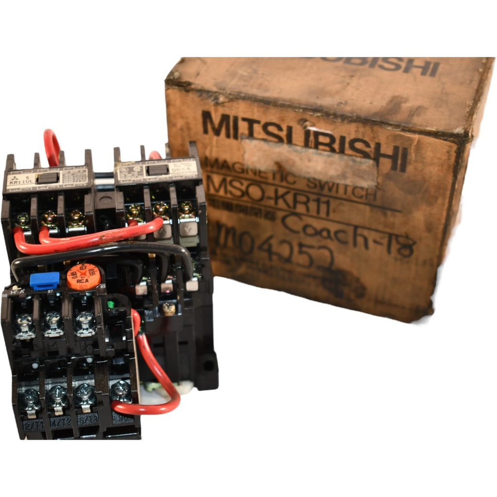 NEW Mitsubishi MSO-KR11 Magnetic Switch Motor Starter 20A with TH-N12 Relay