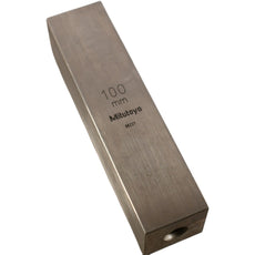 Mitutoyo 88221 100mm Rectangular Steel Gage Block Inspection Standard