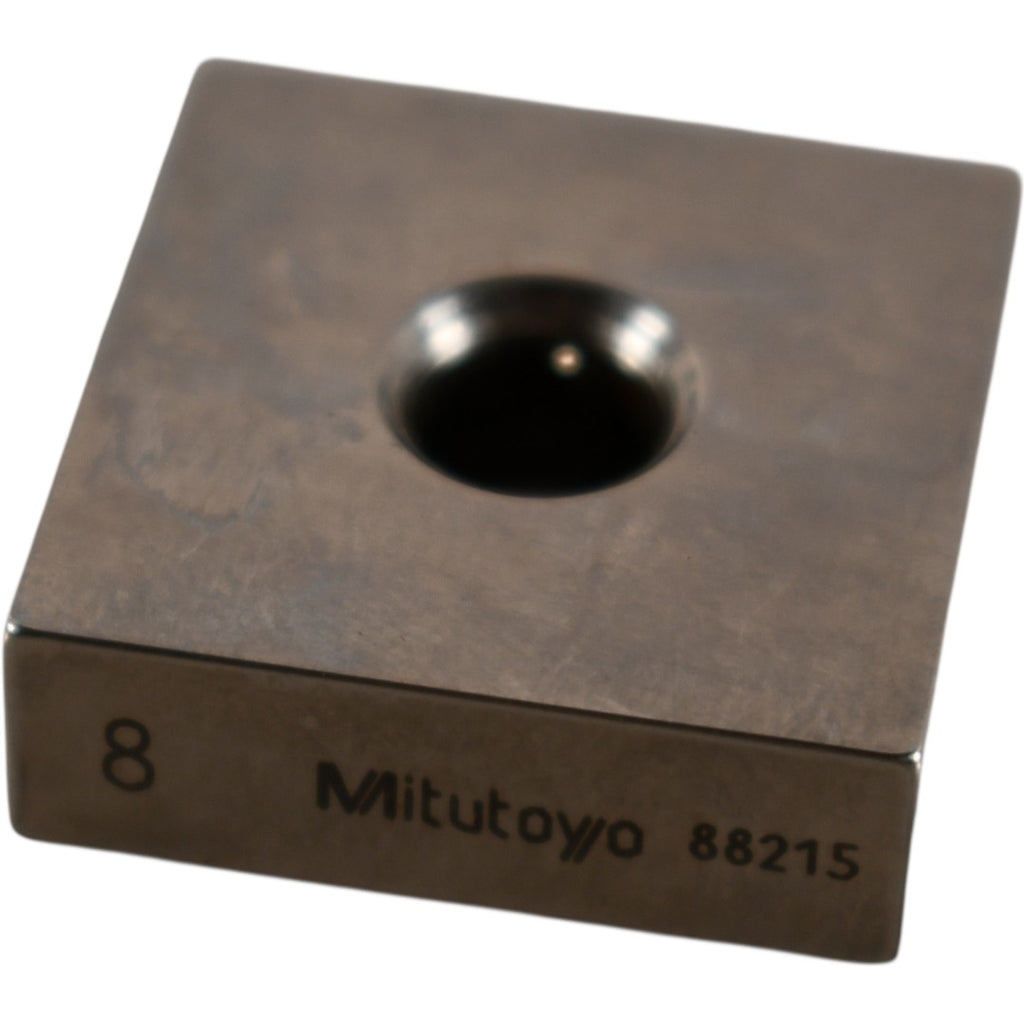 Mitutoyo 88215 8mm Square Steel Gage Block Inspection Standard