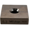 Mitutoyo 88030 6.5mm Square Steel Gage Block Inspection Standard