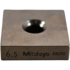 Mitutoyo 88030 6.5mm Square Steel Gage Block Inspection Standard