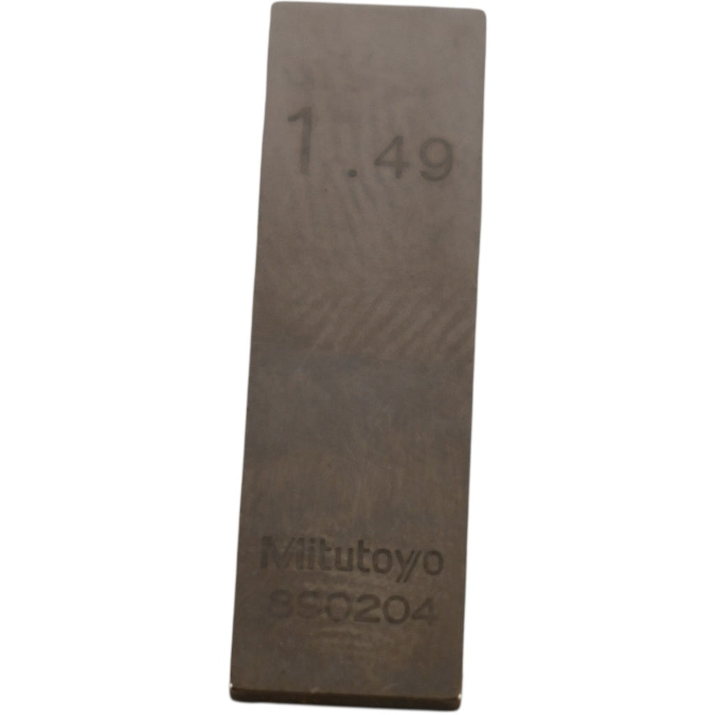 Mitutoyo 1.49mm Rectangular Steel Gage Block Inspection Standard