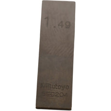 Mitutoyo 1.49mm Rectangular Steel Gage Block Inspection Standard