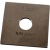 Mitutoyo 87192 1.32mm Square Steel Gage Block Inspection Standard