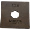 Mitutoyo 88171 1.28mm Square Steel Gage Block Inspection Standard
