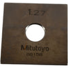 Mitutoyo 88158 1.27mm Square Steel Gage Block Inspection Standard