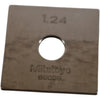 Mitutoyo 88056 1.24mm Square Steel Gage Block Inspection Standard