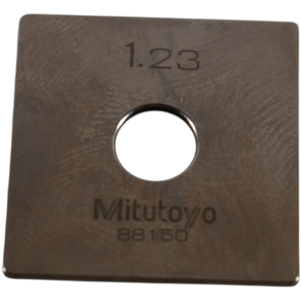 Mitutoyo 88150 1.23mm Square Steel Gage Block Inspection Standard