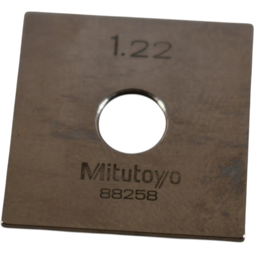 Mitutoyo 1.22mm Square Steel Gage Block Inspection Standard