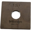 Mitutoyo 88173 1.31mm Square Steel Gage Block Inspection Standard
