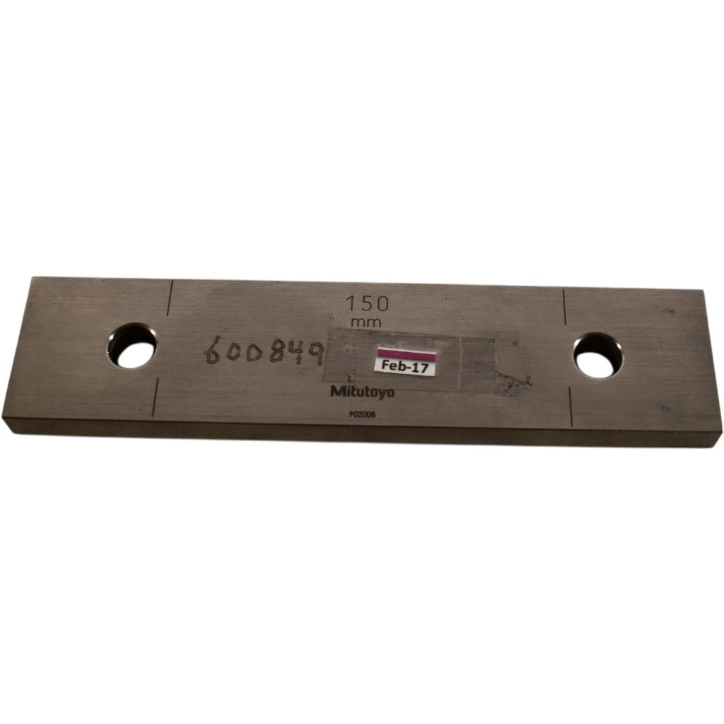 Mitutoyo 902008 150mm Rectangular Steel Gage Block Inspection Standard