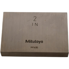 Mitutoyo 991630 2'' Rectangular Steel Gage Block Inspection Standard