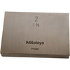 Mitutoyo 991630 2'' Rectangular Steel Gage Block Inspection Standard