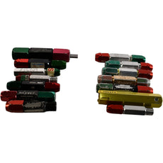 Lot of 14 Pin Gage Handles Double End Go No Go