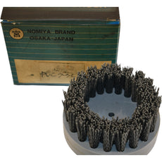 Lot of 4 NEW Nomiya PVC77 Wire Cup Brush 100mm OD 6mm Bore