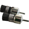 Pack of 2 NEW Weiler S09164 QEBR-22 1'' Wire Brush .043/120 CG Long Trim