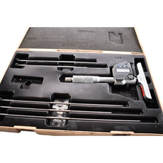 Mitutoyo 329-350-10 Digimatic Depth Micrometer 0-6'' 150mm w/ Rods