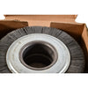 NEW 2 Pack Osborn 40622 6'' ATB Composite Wheel Brush 120 Grit 2'' AH