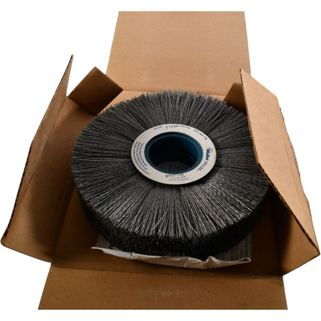 Pack of 2 NEW Weiler 83111 8'' Nylox Composite Wheel Brush 120 Grit