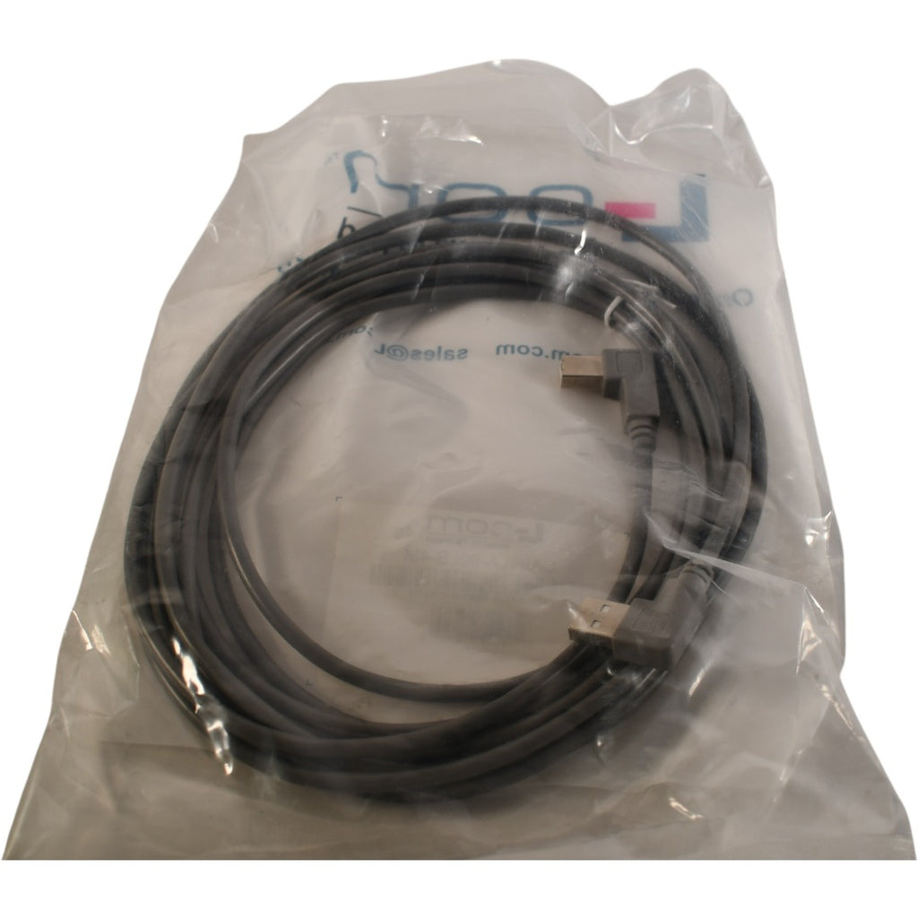 NEW L-Com CA90LA-90LB-4M 4m 13.1ft Right Angle USB 2.0 Cable A Male to B Male