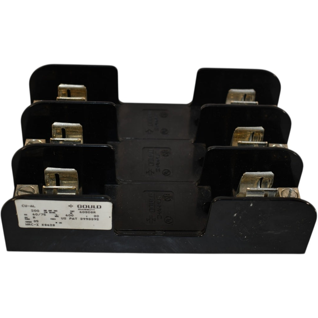 NEW Gould Shawmut 60308R Fuse Block 600V 30A 3 Pole Class R