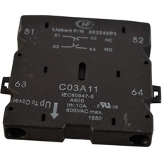 NEW Liebert 303342P1 N/O N/C Auxiliary Contact Contactor C03A11 Homer