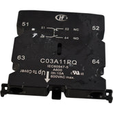 NEW Liebert C03A11PQ Auxiliary Contact 10A 600V N/O N/C OEM