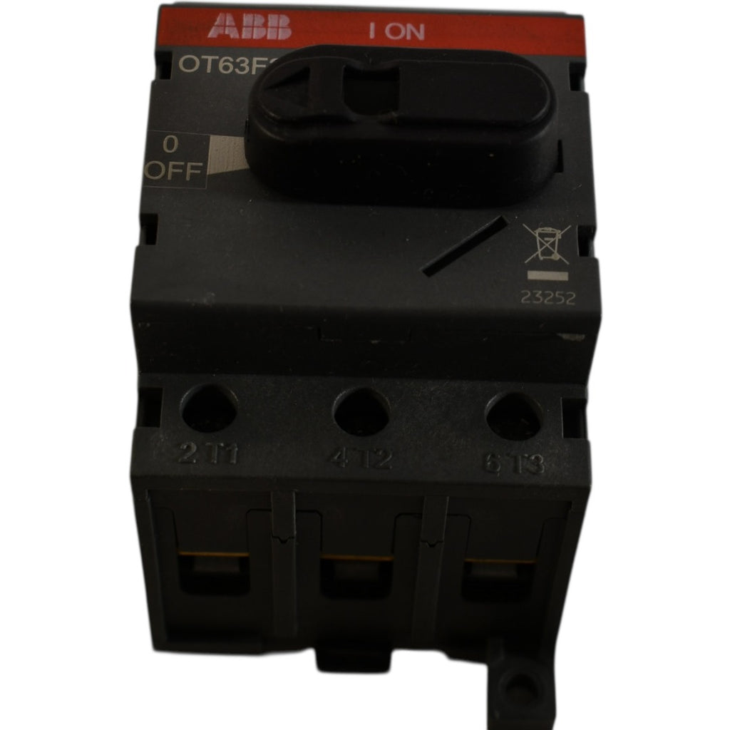 NEW ABB OT63F3 3-Pole 63A 600V Non-Fusible Disconnect Switch