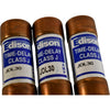 Lot of 3 NEW Edison JDL30 30A 600V Class J Time-Delay Fuses