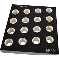 Colletizer ER20 16-Spot Collet Holder CNC Machine Shop Storage