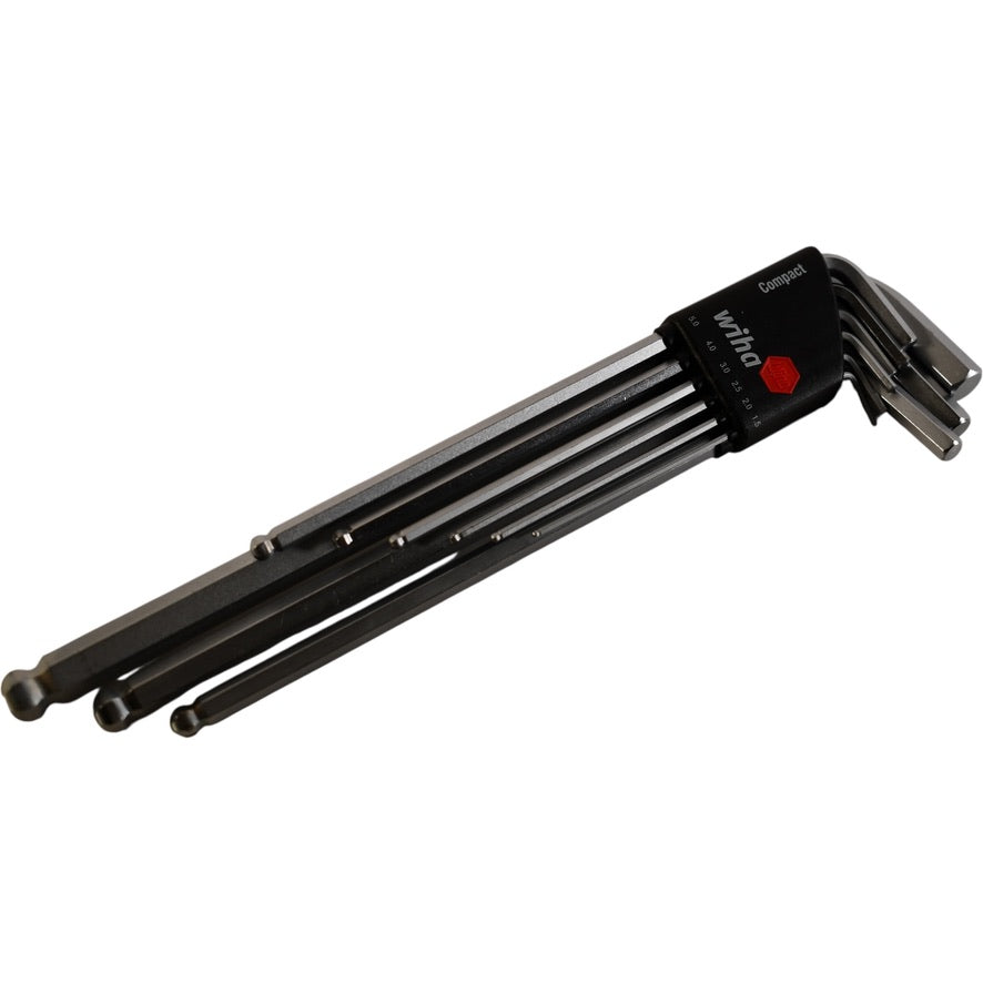 Wiha Compact 9 Pc Hex Key Set Metric 1.5-10.0mm