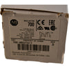 NEW Allen-Bradley 700-HR52TA17 Ser D Dial Timing Relay 100-240VAC/DC DPDT 0.05s-300h