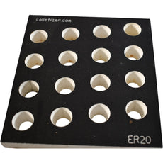 Colletizer ER20 16-Slot Collet Holder CNC Machine Shop Organizer