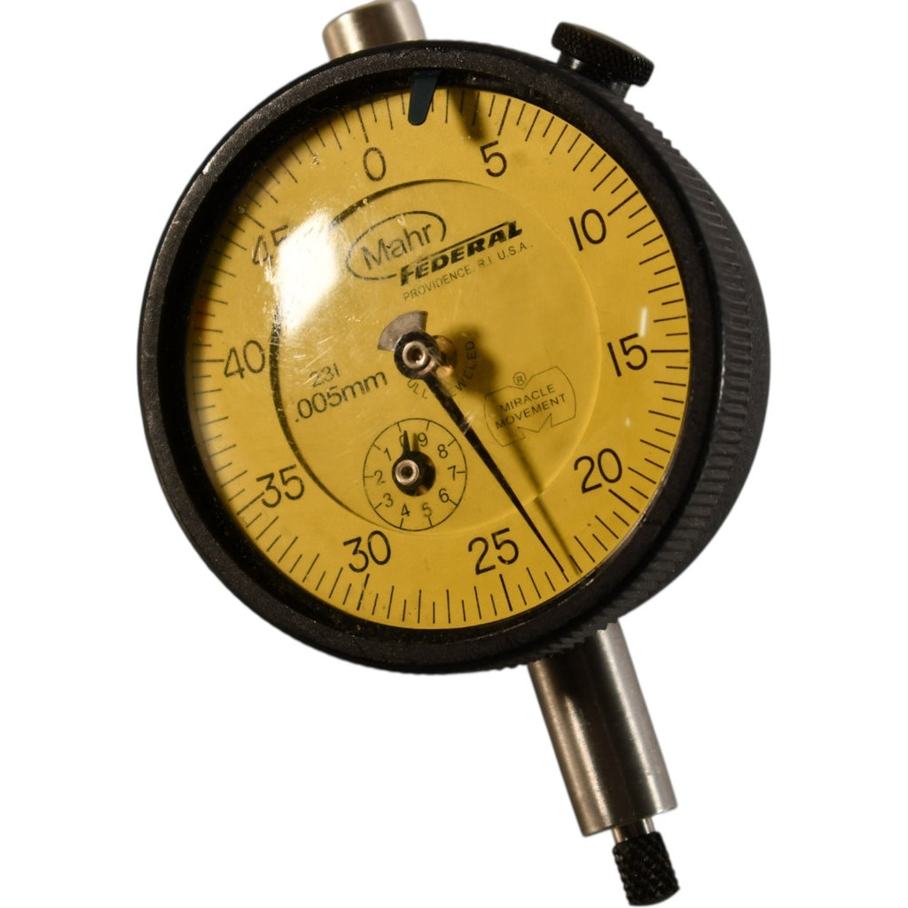 Mahr Federal 23I 2014947 Metric Dial Indicator 0.005mm Grad