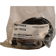 NEW Keyence OP-75722 M12 4-Pin L-Shaped Sensor Cable 2m PVC