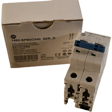NEW Allen Bradley 1492-SPM2C040 Ser D 2P 4A 480/277V Circuit Breaker