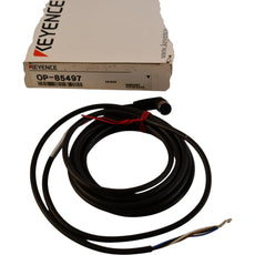 NEW Keyence OP-85497 M8 L-Shaped Sensor Cable 2m PVC 4-Pin