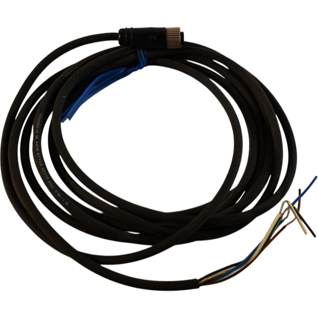 NEW Keyence E66085-H AWM Style 20379 Sensor Cable 4-Pin M8/M12