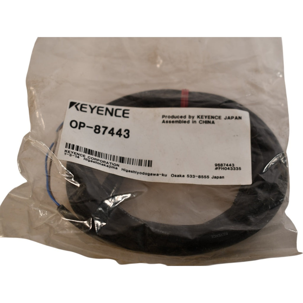 NEW Keyence OP-87443 Monitor Power Cable 2m M8 4-Pin Connector