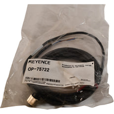 NEW Keyence OP-75722 Connector Cable M12 L-Shaped 2m PVC Sensor