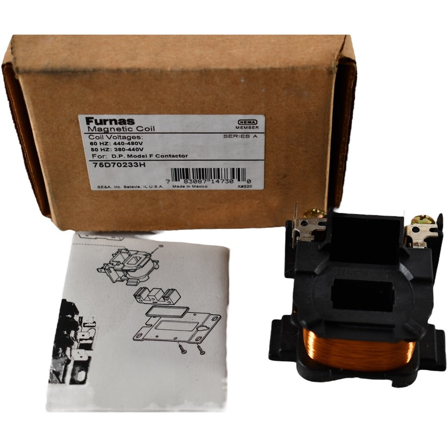 NEW Furnas 75D70233H Contactor Coil 440-480V 50/60Hz Siemens