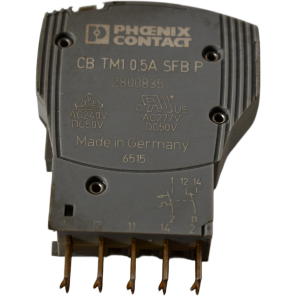 Phoenix Contact CB TM1 0.5A SFB P Thermal Magnetic Circuit Breaker 2800835