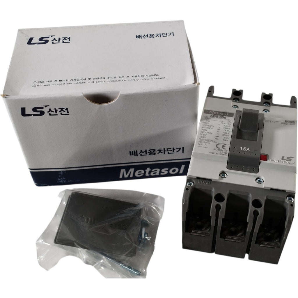 NEW LS Electric ABS 33c 15A 3P MCCB Molded Case Circuit Breaker