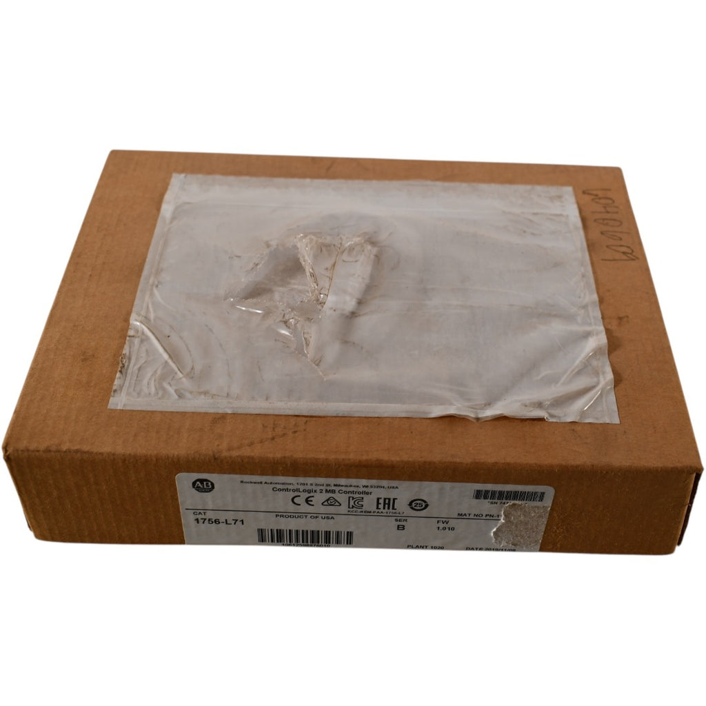NEW SEALED Allen-Bradley 1756-L71 Ser B ControlLogix 2MB Processor