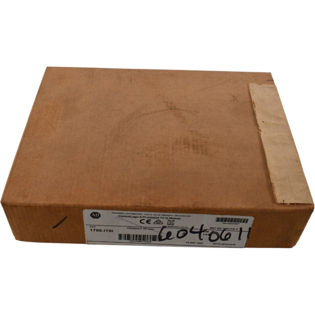 NEW Allen-Bradley 1756-IT6I Ser A 6-Pt Isolated Thermocouple Input